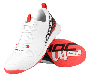 Sports sko str. 40-46 - Unihoc U4 Plus LowCut Men - Indendørs floorball drenge sko / mande sko